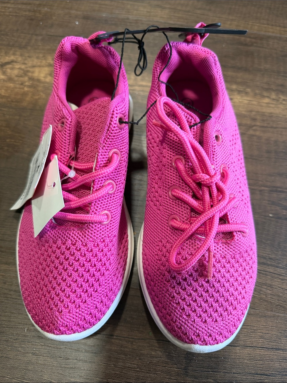 Pro Player Kids Sneakers Hot Pink Knit Athletic Shoes